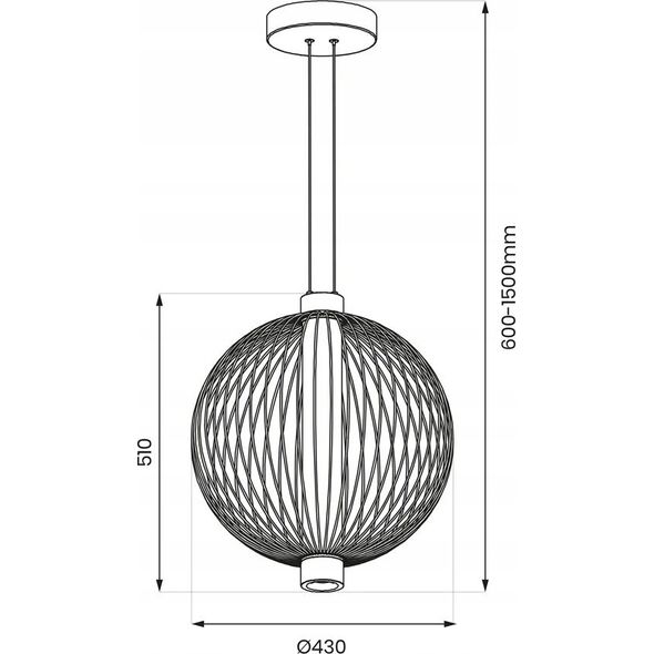 Lampa wisząca Milagro PENDANT LAMP KYOTO 32W LED 43CM