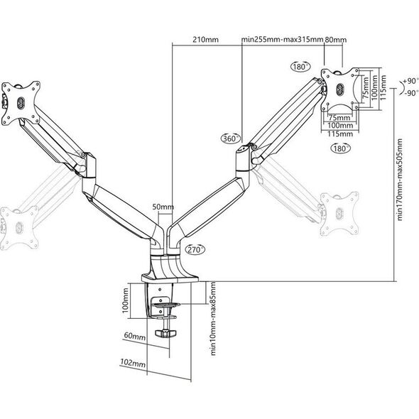 MultiBrackets MB-3286