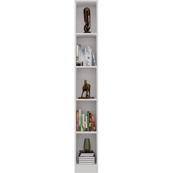Topeshop REGAŁ R25 NA KSIĄŻKI 25CM BIAŁY
