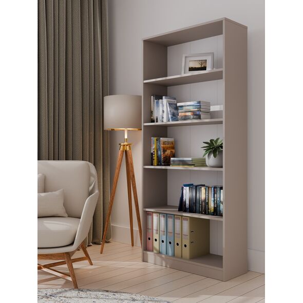 Topeshop REGAŁ R80 NA KSIĄŻKI 80 CM GLINA
