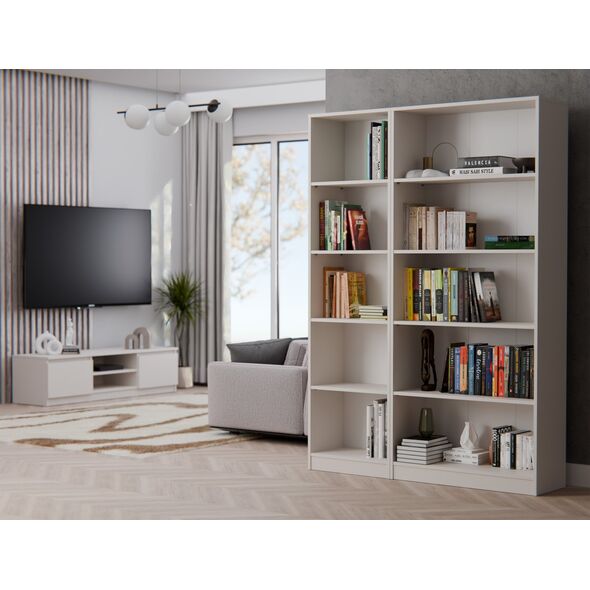 Topeshop REGAŁ R80 NA KSIĄŻKI 80 CM KASZMIR