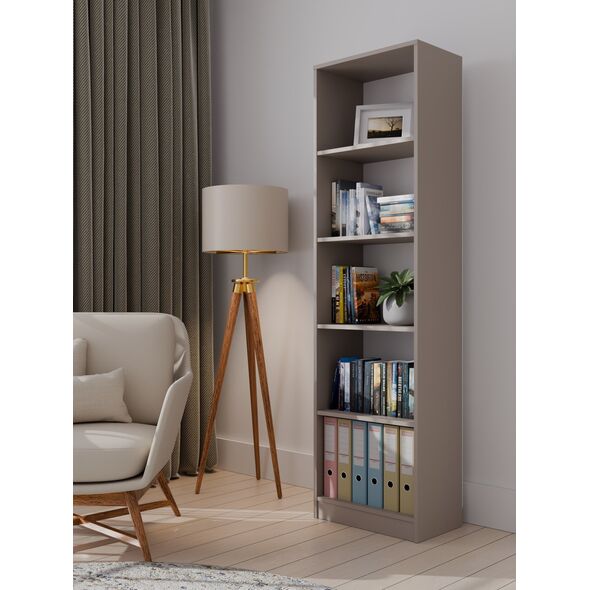 Topeshop REGAŁ R50 NA KSIĄŻKI 50CM GLINA