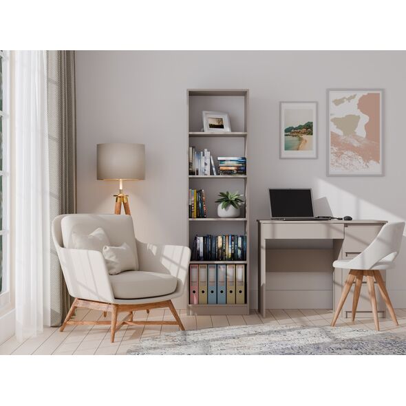 Topeshop REGAŁ R50 NA KSIĄŻKI 50CM GLINA