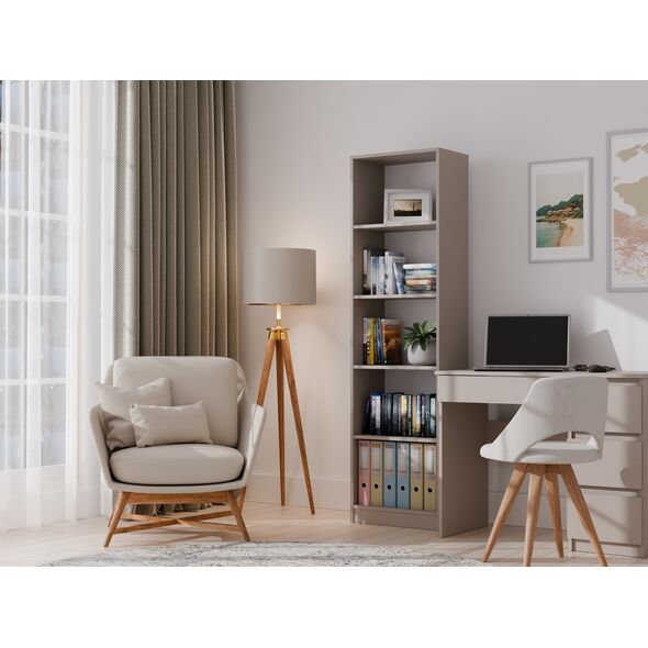 Topeshop REGAŁ R50 NA KSIĄŻKI 50CM GLINA