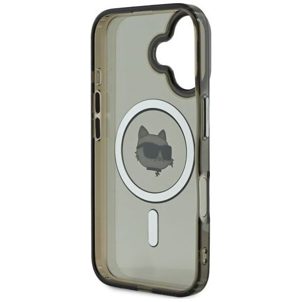 Karl Lagerfeld Karl Lagerfeld KLHMP16MHLSCHK iPhone 16 Plus 6.7" czarny/black hardcase IML Metal Choupette Head MagSafe