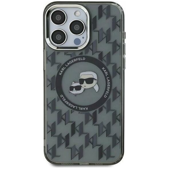 Karl Lagerfeld Karl Lagerfeld KLHMP16XHMCKMHK iPhone 16 Pro Max 6.9" czarny/black IML Monogram Karl&Choupette Head MagSafe