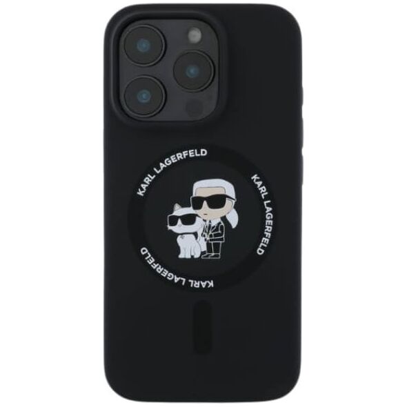 Karl Lagerfeld Karl Lagerfeld KLHMP16MSCMKCRHK iPhone 16 Plus 6.7" czarny/black hardcase Silicone Karl&Choupette Ring MagSafe