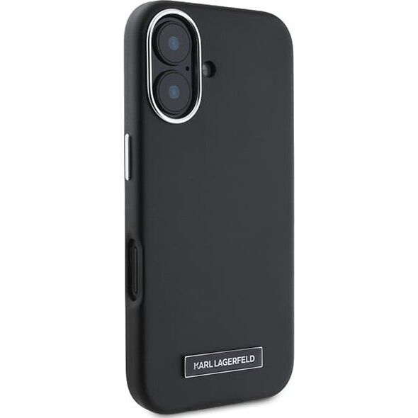 Karl Lagerfeld Karl Lagerfeld KLHMP16MPGMSRPK iPhone 16 Plus 6.7" czarny/black hardcase FW Metal Plate MagSafe