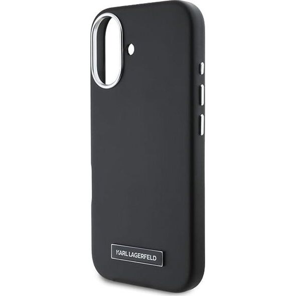 Karl Lagerfeld Karl Lagerfeld KLHMP16MPGMSRPK iPhone 16 Plus 6.7" czarny/black hardcase FW Metal Plate MagSafe