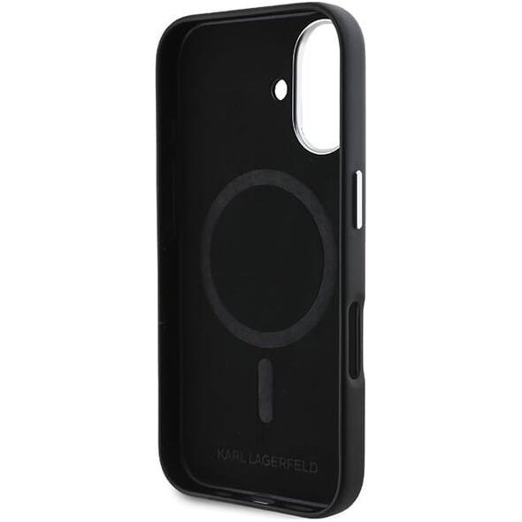 Karl Lagerfeld Karl Lagerfeld KLHMP16MPGMSRPK iPhone 16 Plus 6.7" czarny/black hardcase FW Metal Plate MagSafe