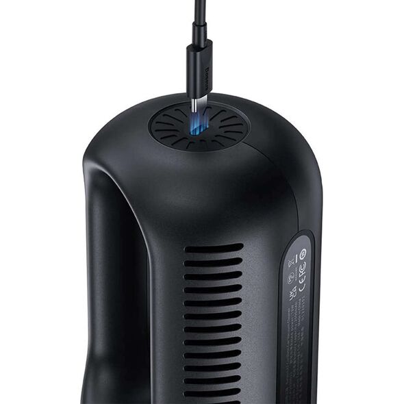 Odkurzacz ręczny Baseus Odkurzacz samochodowy bezprzewodowy mocny 85W Baseus AP01 15 worków 5000Pa USB-C - czarny