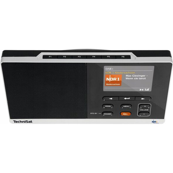 Radio TechniSat TechniSat Digitradio 215 NDR 1 Dabbi Edition schwarz/silber