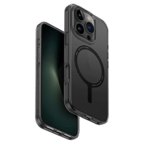 Uniq UNIQ etui Clario iPhone 16 Pro Max 6.9" Magclick Charging dymny/smoke