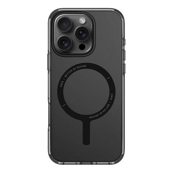 Uniq UNIQ etui Clario iPhone 16 Pro Max 6.9" Magclick Charging dymny/smoke