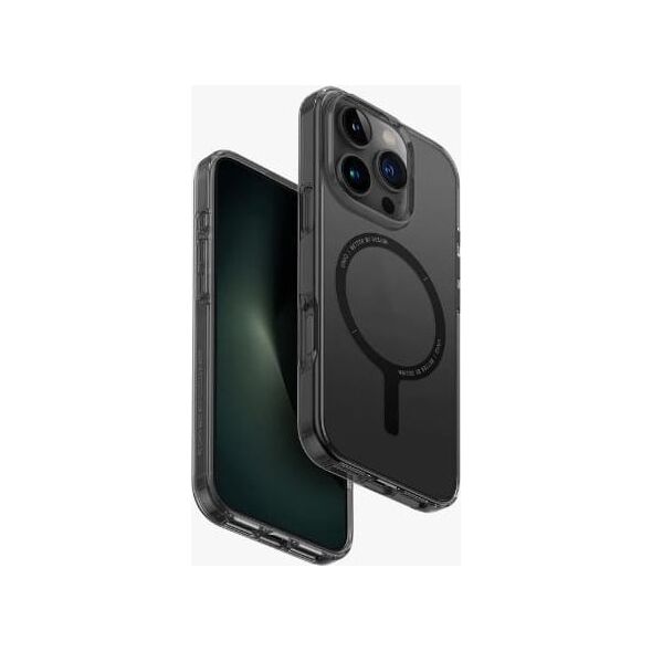 Uniq UNIQ etui Clario iPhone 16 Pro Max 6.9" Magclick Charging dymny/smoke