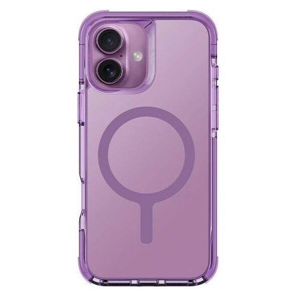 Uniq UNIQ etui Combat iPhone 16 6.1" Magclick Charging różowy/grape pink