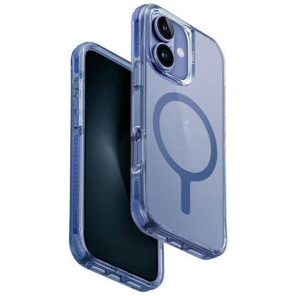 Uniq UNIQ etui Combat iPhone 16 Plus 6.7" Magclick Charging niebieski/pearl blue