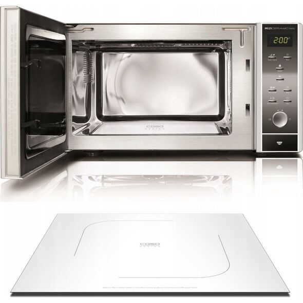 Kuchenka mikrofalowa Caso Caso  MG 25  Microwave oven with Grill  Free standing  900 W  Grill  Silver