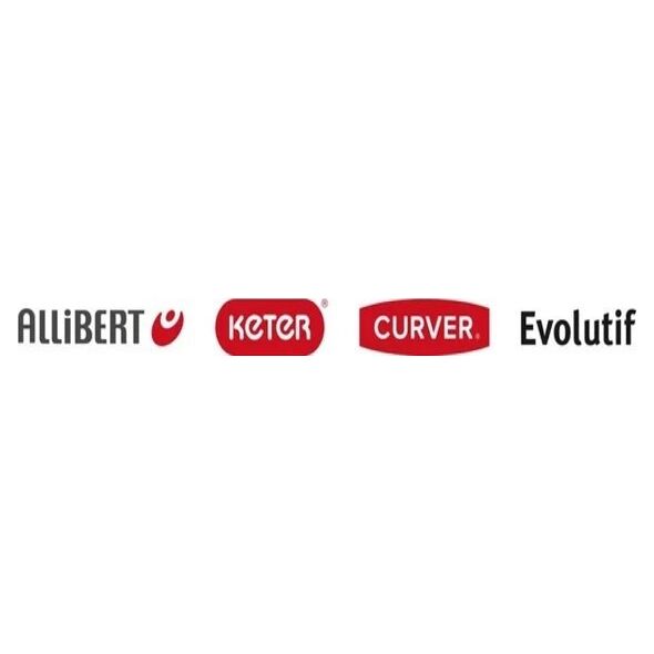 Keter Keter Girona Flat Waves dārza galds  pelēks 29205428939