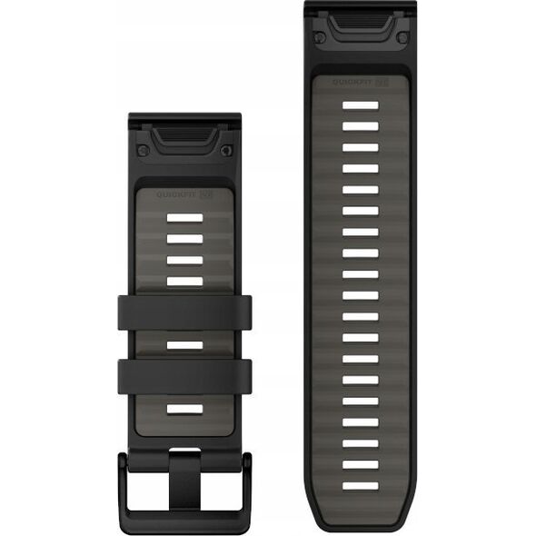 Garmin Garmin QuickFit-Armband 26 mm Silikon Schwarz/Kieselgrau