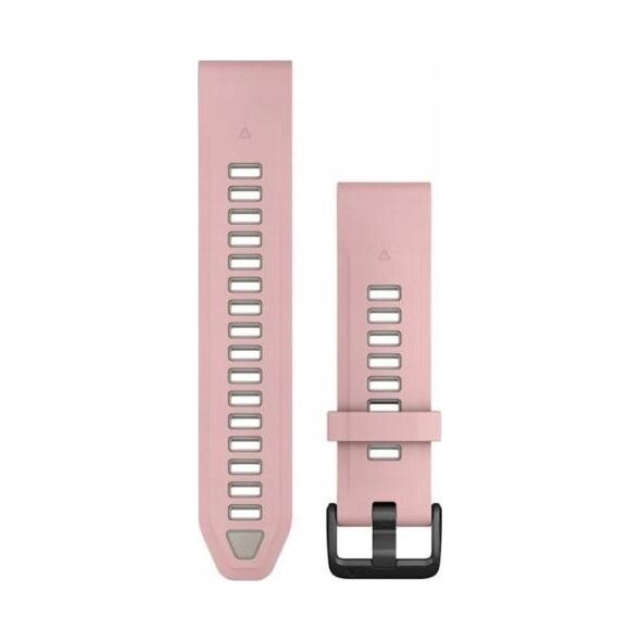 Garmin Garmin QuickFit-Armband 20 mm Silikon Dust Rose/Nebelgrau
