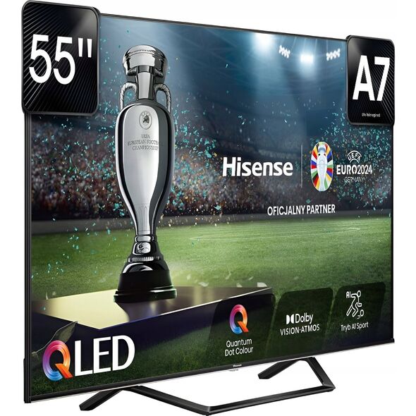 Telewizor Hisense Hisense 55A7NQ 55'' QLED 4K Smart TV schwarz