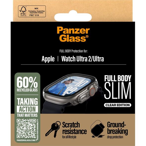 PanzerGlass PanzerGlass  Snappie Full Body Slim Clear Apple Watch Ultra 2