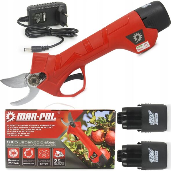 Sourcing 16V CORDLESS-BASED ANvil Pruner 25mm MAR-POL