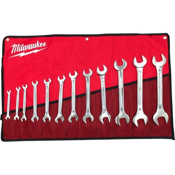 Sourcing MILWAUKEE DOUBLE-SIDED FLAT WRENCH SET 12 pcs.