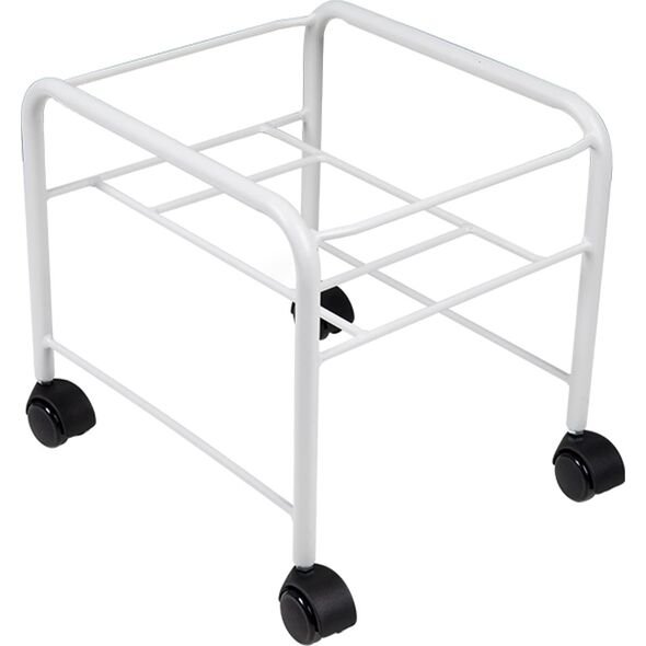 Activeshop Brodzik do pedicure prosty z kółkami biały