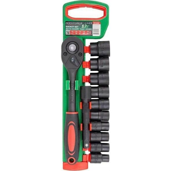 Rockforce ROCKFORCE KEY SET 12pcs 1/2" 10-24mm