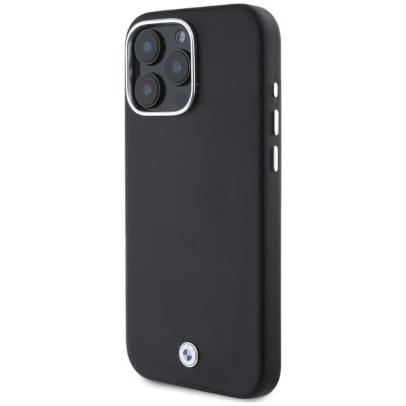 BMW BMW BMHMP16X23PUFWK iPhone 16 Pro Max 6.9" czarny/black hardcase Sign Full Wrapped Metal MagSafe