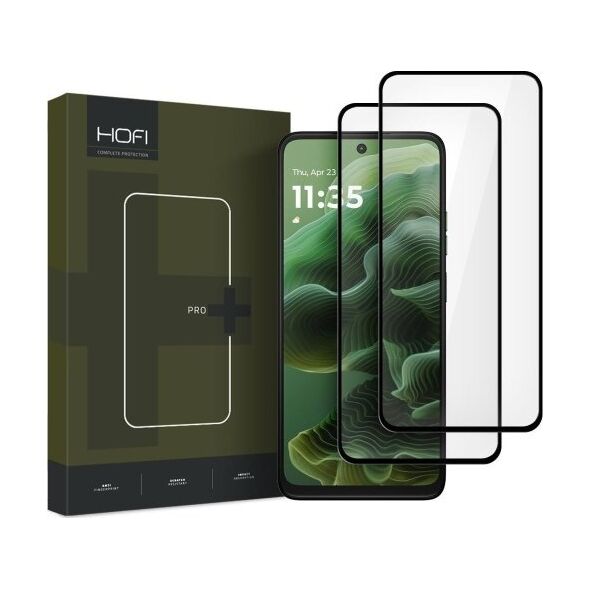 Hofi SZKŁO HARTOWANE HOFI GLASS PRO+ 2-PACK MOTOROLA MOTO G35 5G BLACK