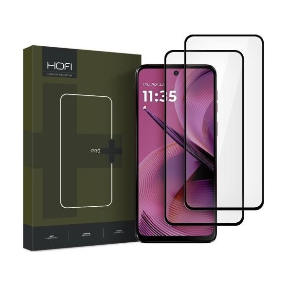 Hofi SZKŁO HARTOWANE HOFI GLASS PRO+ 2-PACK MOTOROLA MOTO G55 5G BLACK