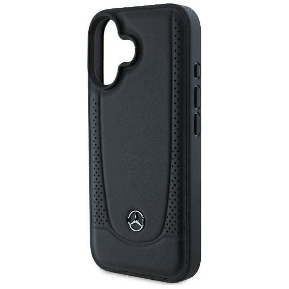 Mercedes Mercedes MEHCP16SARMBK iPhone 16 6.1" czarny/black hardcase Leather Urban