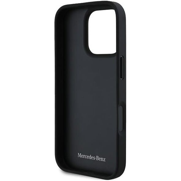 Mercedes Mercedes MEHCP16X23RBCSK iPhone 16 Pro Max 6.9" czarny/black hardcase MB Curved Stitches Leather