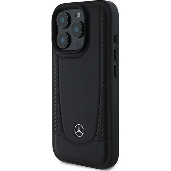 Mercedes Mercedes MEHCP16LARMBK iPhone 16 Pro 6.3" czarny/black hardcase Leather Urban