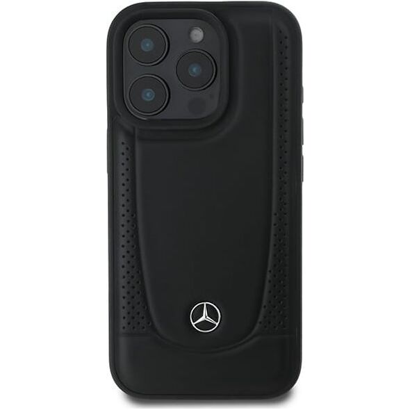 Mercedes Mercedes MEHCP16LARMBK iPhone 16 Pro 6.3" czarny/black hardcase Leather Urban