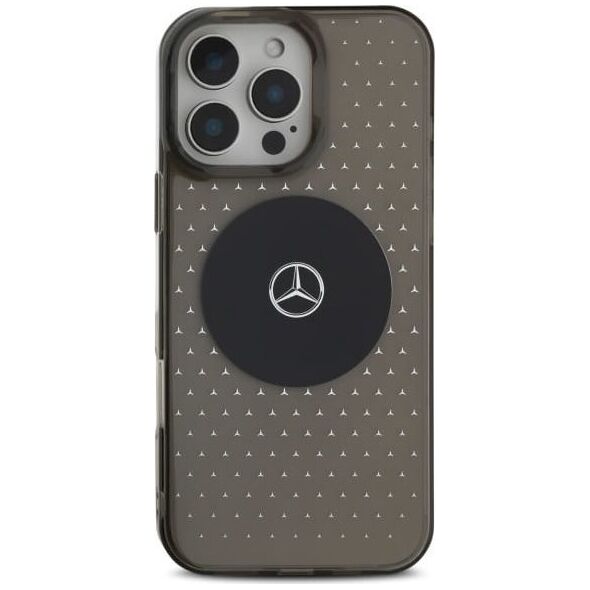 Mercedes Mercedes MEHMP16L23HCPK iPhone 16 Pro  6.3" czarny/black hardcase MB Case Star Pattern