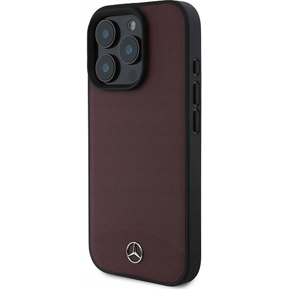 Mercedes Mercedes MEHMP16X23RBARR iPhone 16 Pro Max 6.9" czerwony/red hardcase Textured And Plain Leather MagSafe