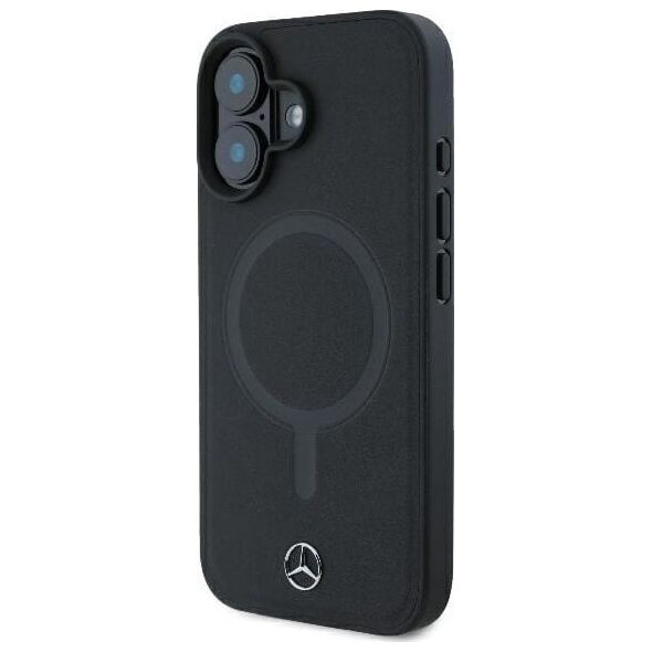 Mercedes Mercedes MEHMP16M23RCMK iPhone 16 Plus 6.7" czarny/black hardcase Smooth Leather MagSafe