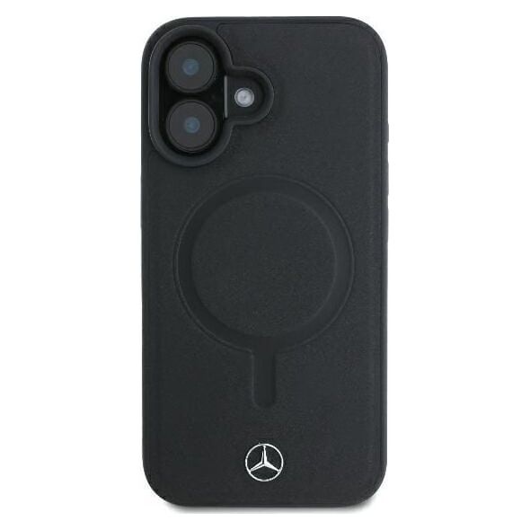 Mercedes Mercedes MEHMP16M23RCMK iPhone 16 Plus 6.7" czarny/black hardcase Smooth Leather MagSafe