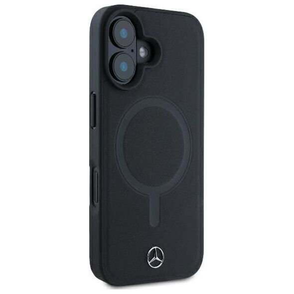 Mercedes Mercedes MEHMP16M23RCMK iPhone 16 Plus 6.7" czarny/black hardcase Smooth Leather MagSafe