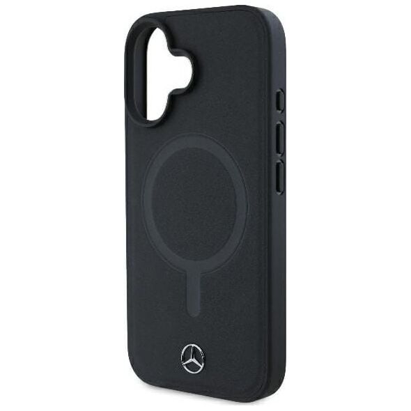 Mercedes Mercedes MEHMP16M23RCMK iPhone 16 Plus 6.7" czarny/black hardcase Smooth Leather MagSafe
