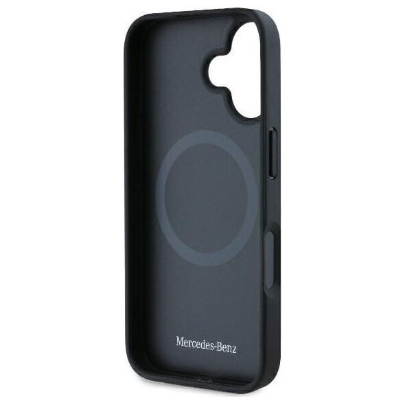 Mercedes Mercedes MEHMP16M23RCMK iPhone 16 Plus 6.7" czarny/black hardcase Smooth Leather MagSafe