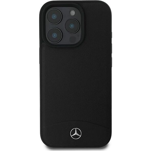 Mercedes Mercedes MEHMP16X23RBARK iPhone 16 Pro Max 6.9" czarny/black hardcase Textured And Plain Leather MagSafe