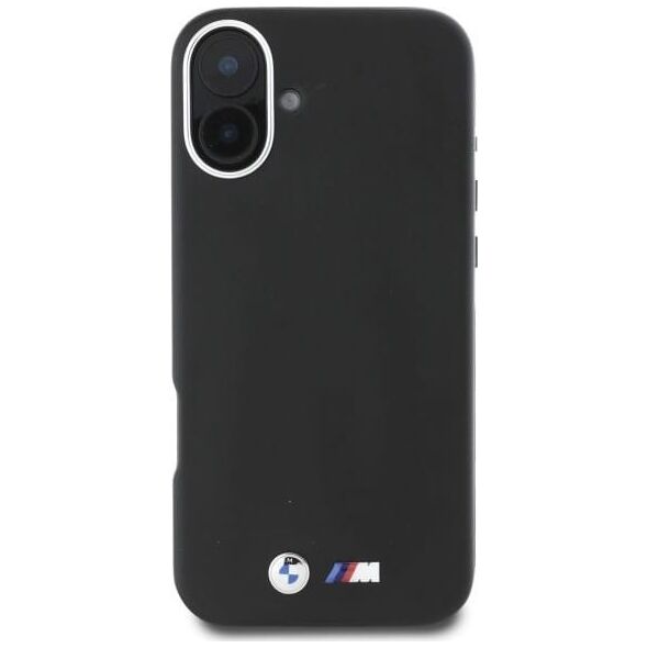 BMW BMW BMHMP16S23PMWK iPhone 16 6.1" czarny/black hardcase M Smooth Full Wrapped Metal MagSafe