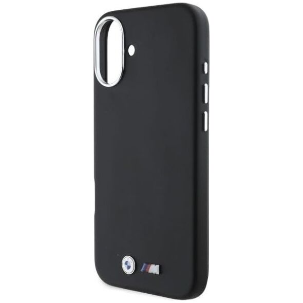 BMW BMW BMHMP16S23PMWK iPhone 16 6.1" czarny/black hardcase M Smooth Full Wrapped Metal MagSafe