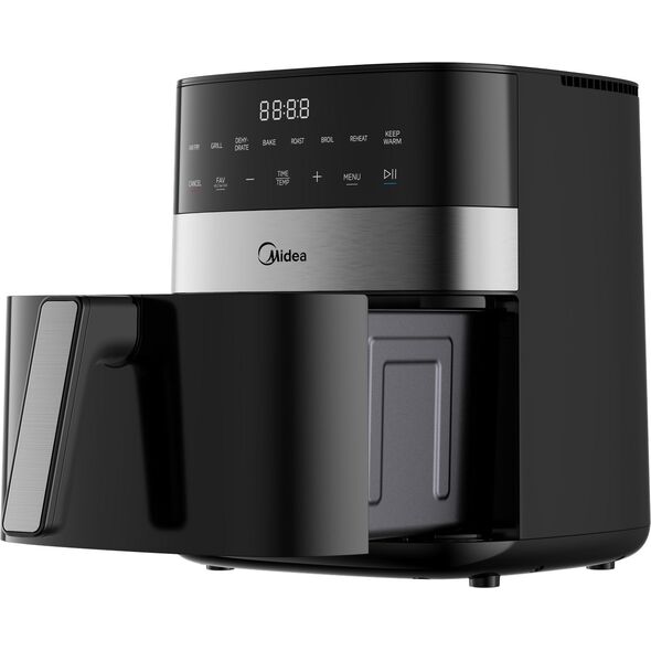 Frytkownica beztłuszczowa Midea Midea MF-CN65E Air fryer digital, 6.5L, Black