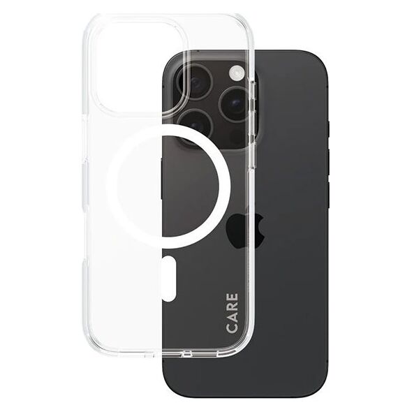 PanzerGlass CARE by PanzerGlass Flagship Case iPhone 16 Pro 6.3" biały/white MagSafe 1338